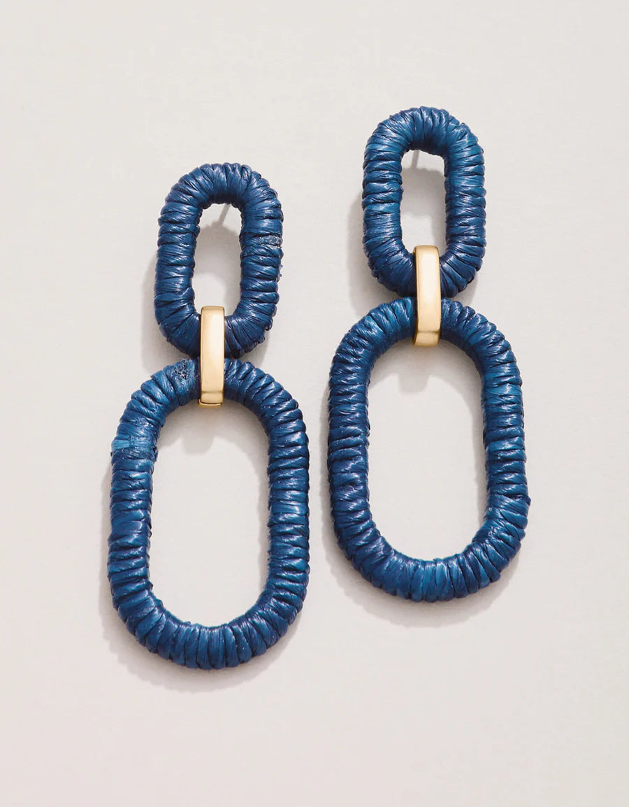 Straw Link Earring