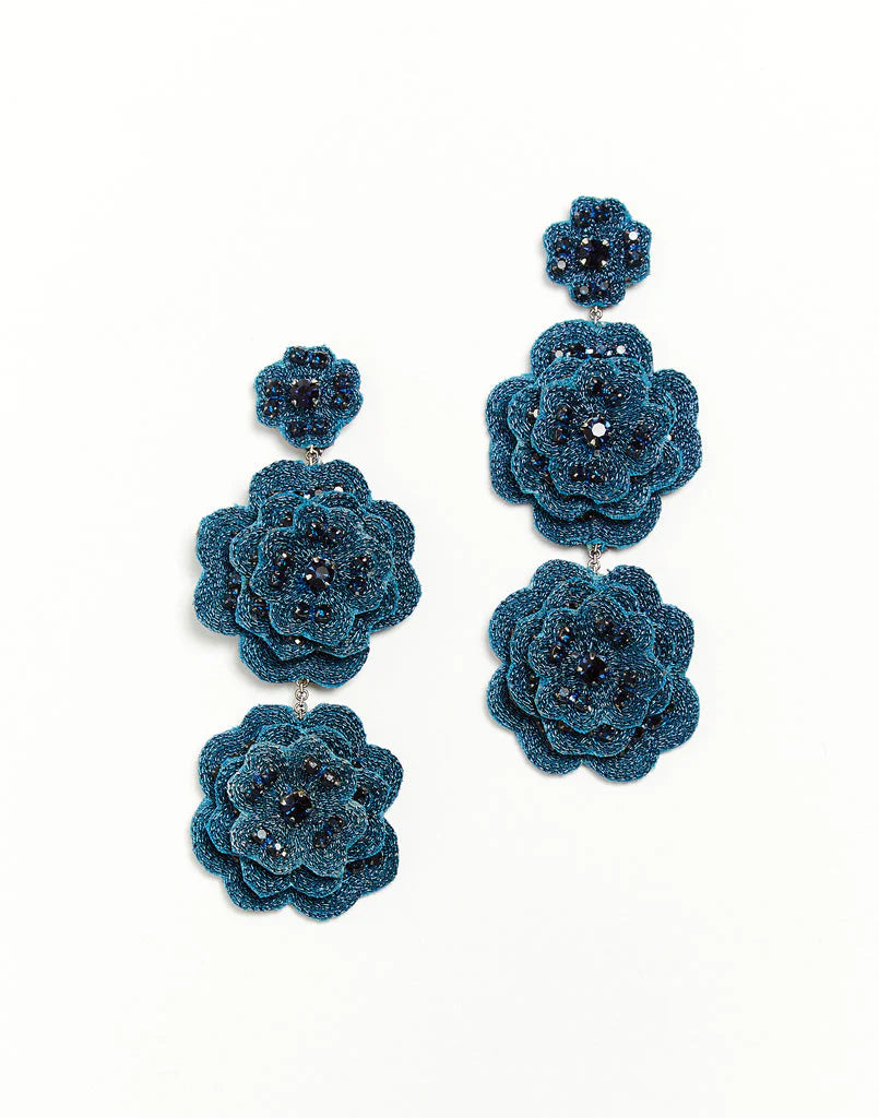 Flower Drop Earring