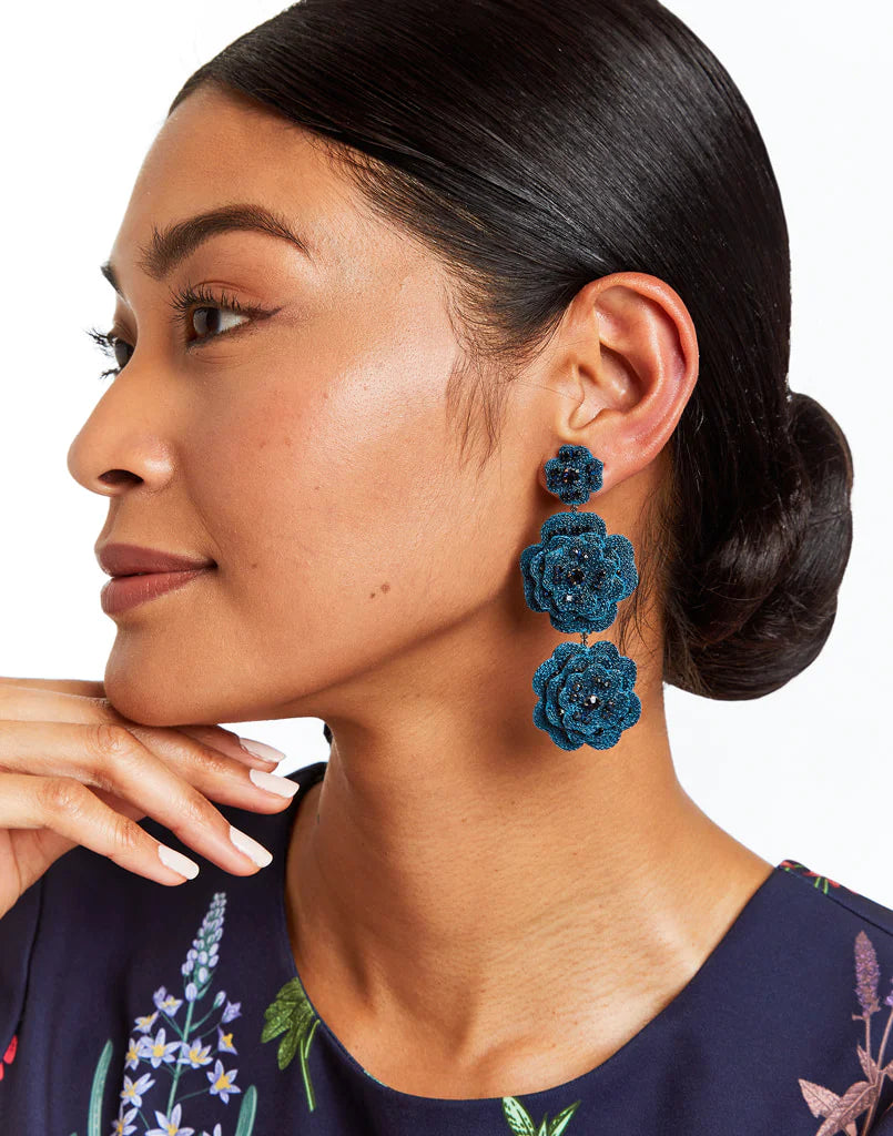 Flower Drop Earring