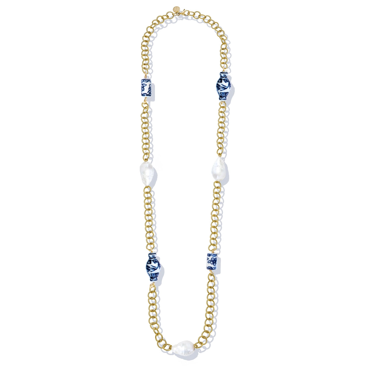 Porcelain & Pearl Chain