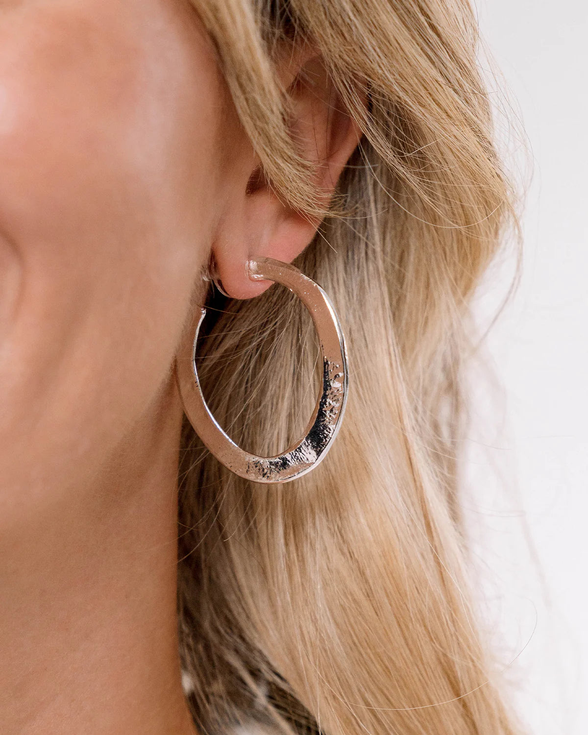 Silver Hoop Earrings