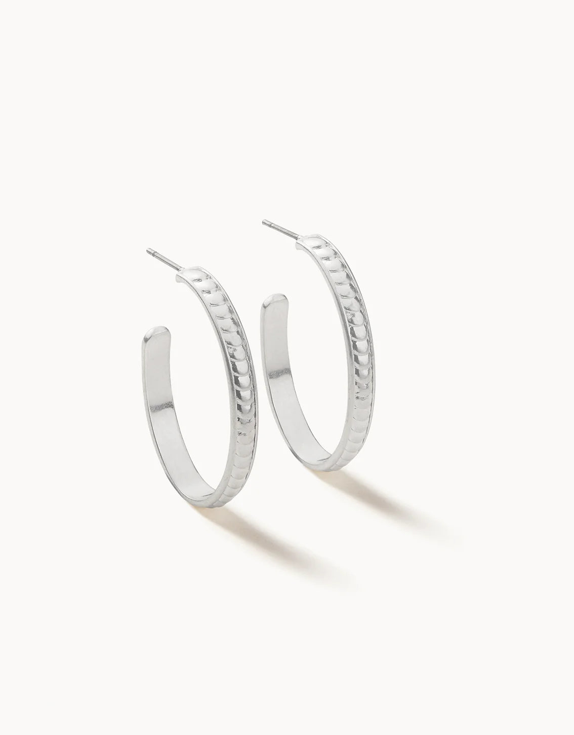 Naia Bitty Hoop Earrings SIL