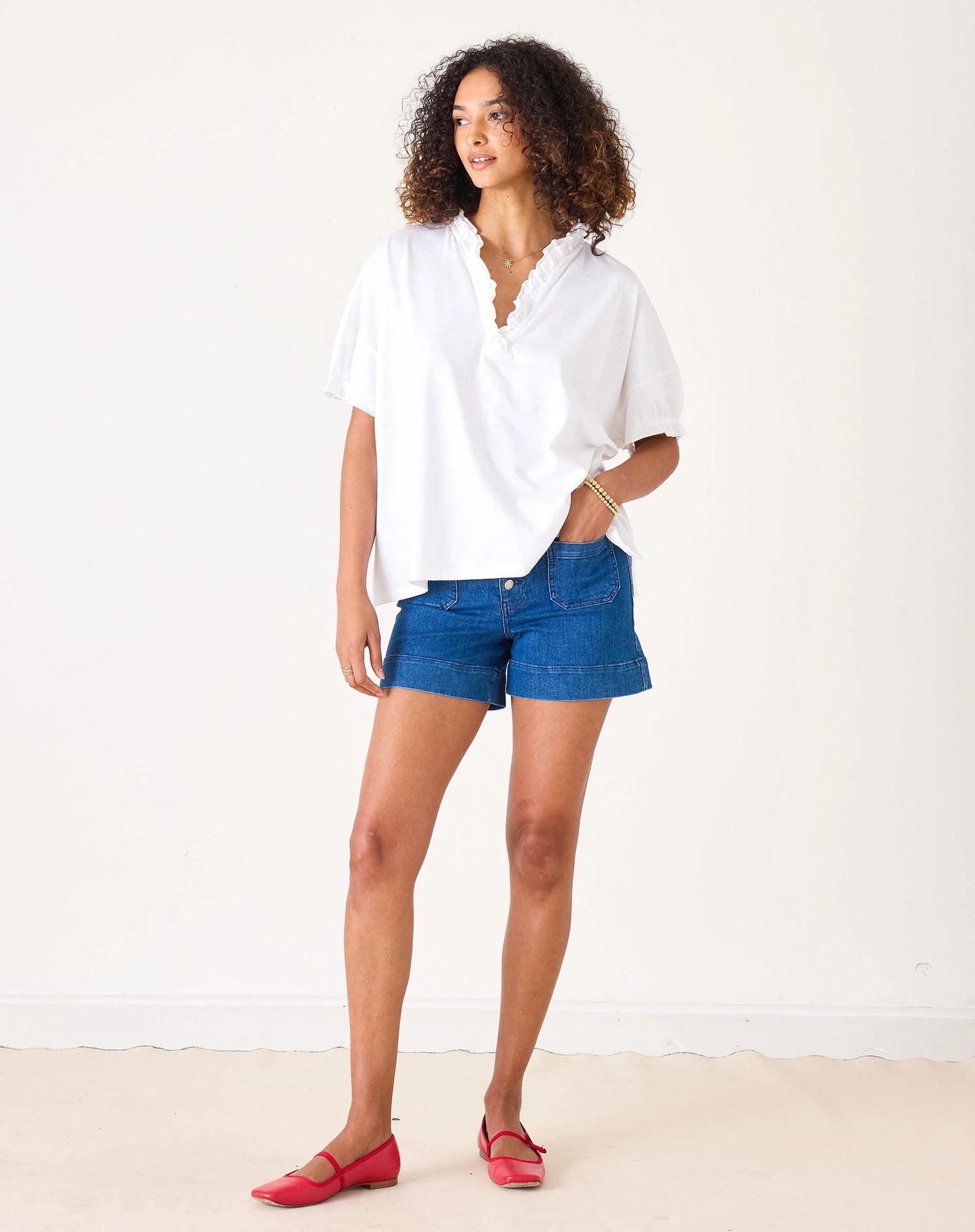 Ruffle Tee