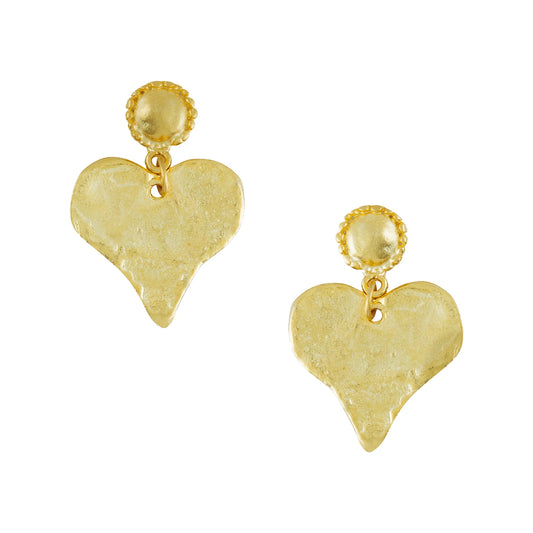 Heart Bead Earring