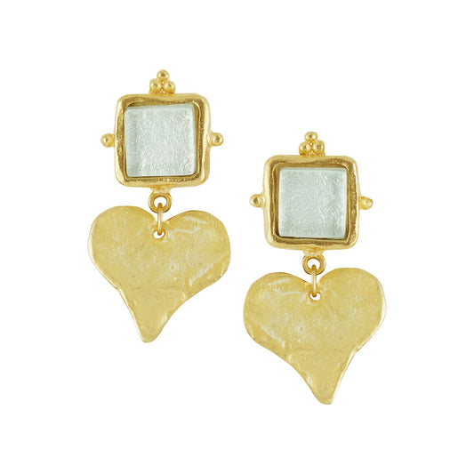 Madeline Heart Earrings