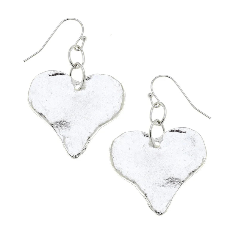 Silver Heart Earring