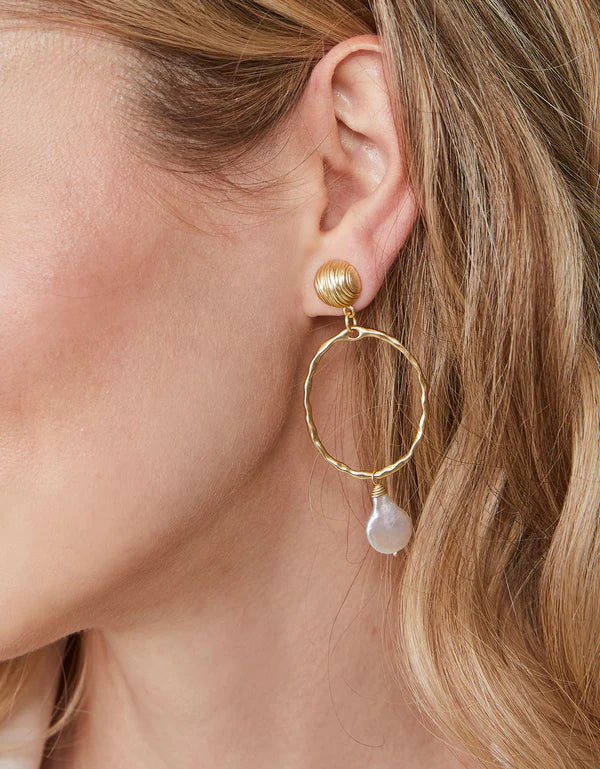 Peyton Earrings Pearl