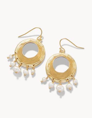 Ripple Earrings Pearl