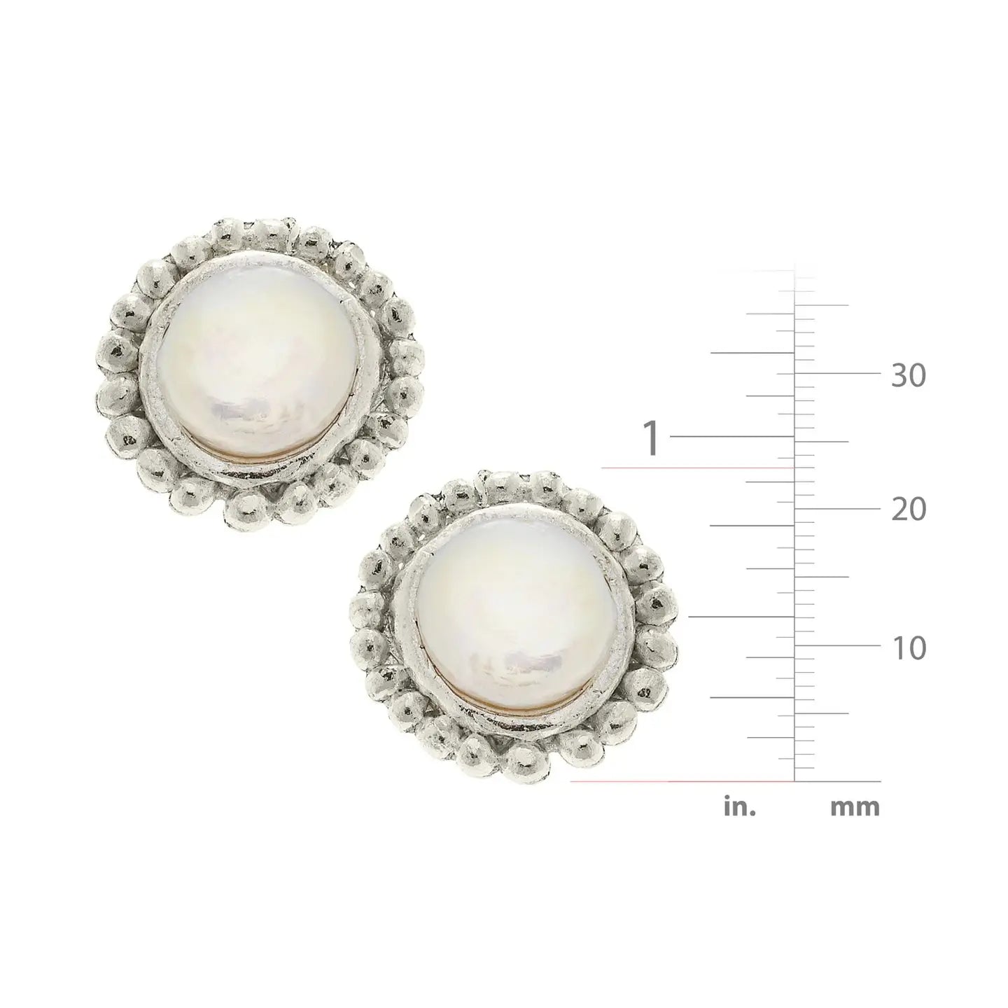 Pearl Clip Earrings