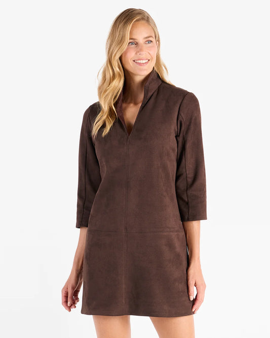 Callie Faux Suede Dress