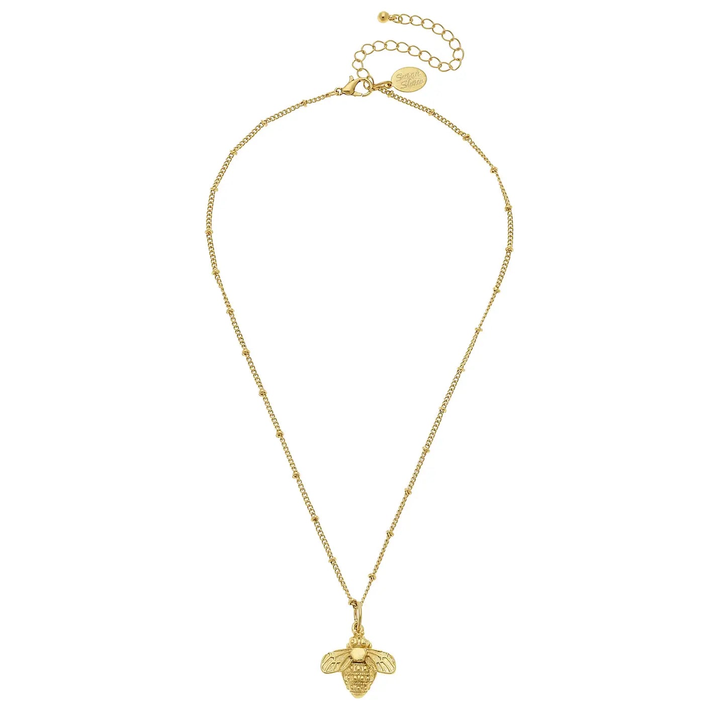 Gold Bee Necklace