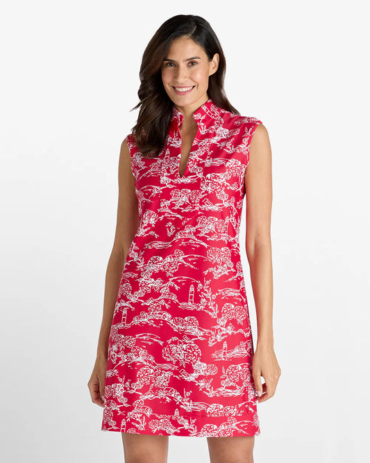 Kristen Nantucket Toile Red