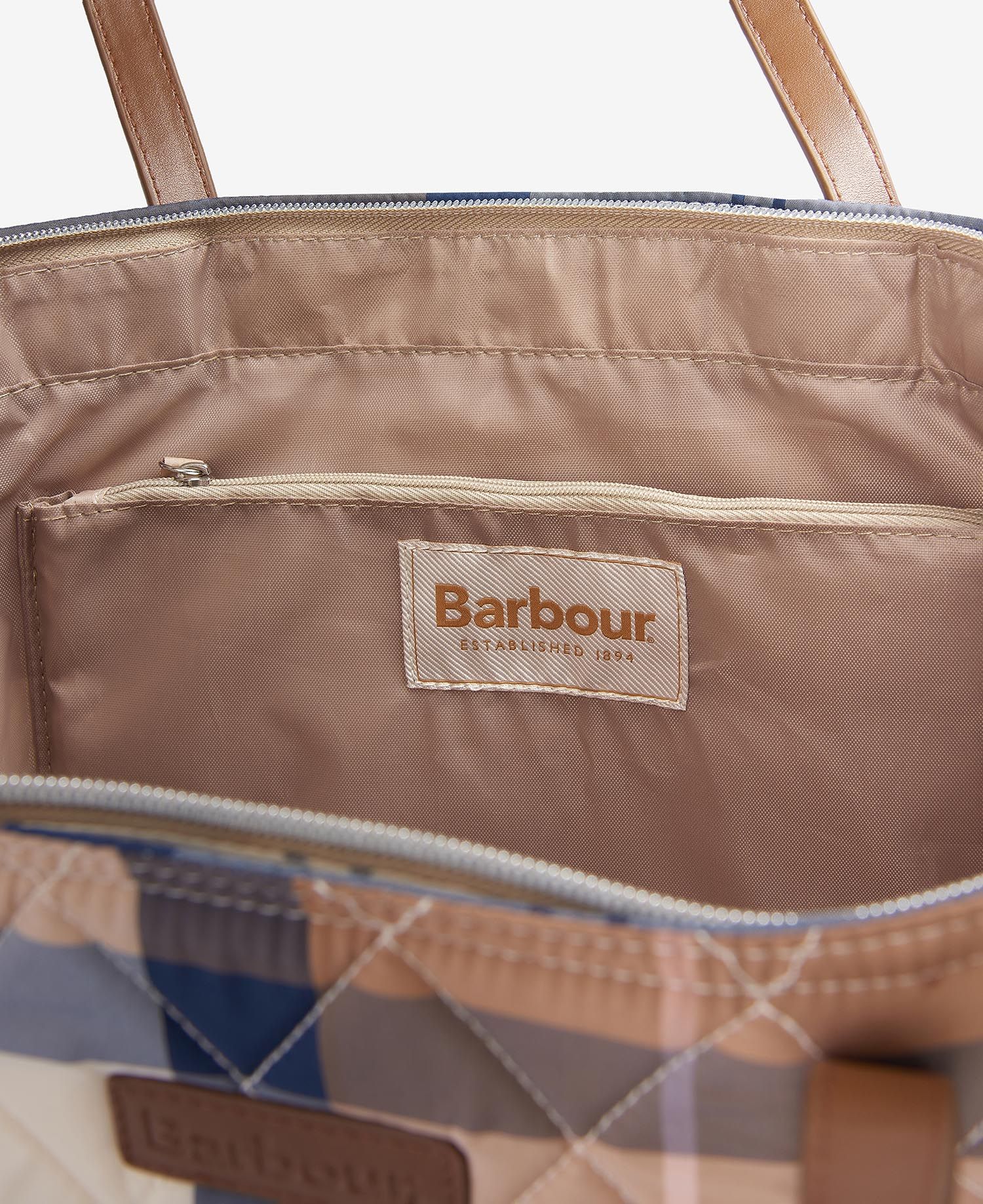 Barbour handbag fashion silver