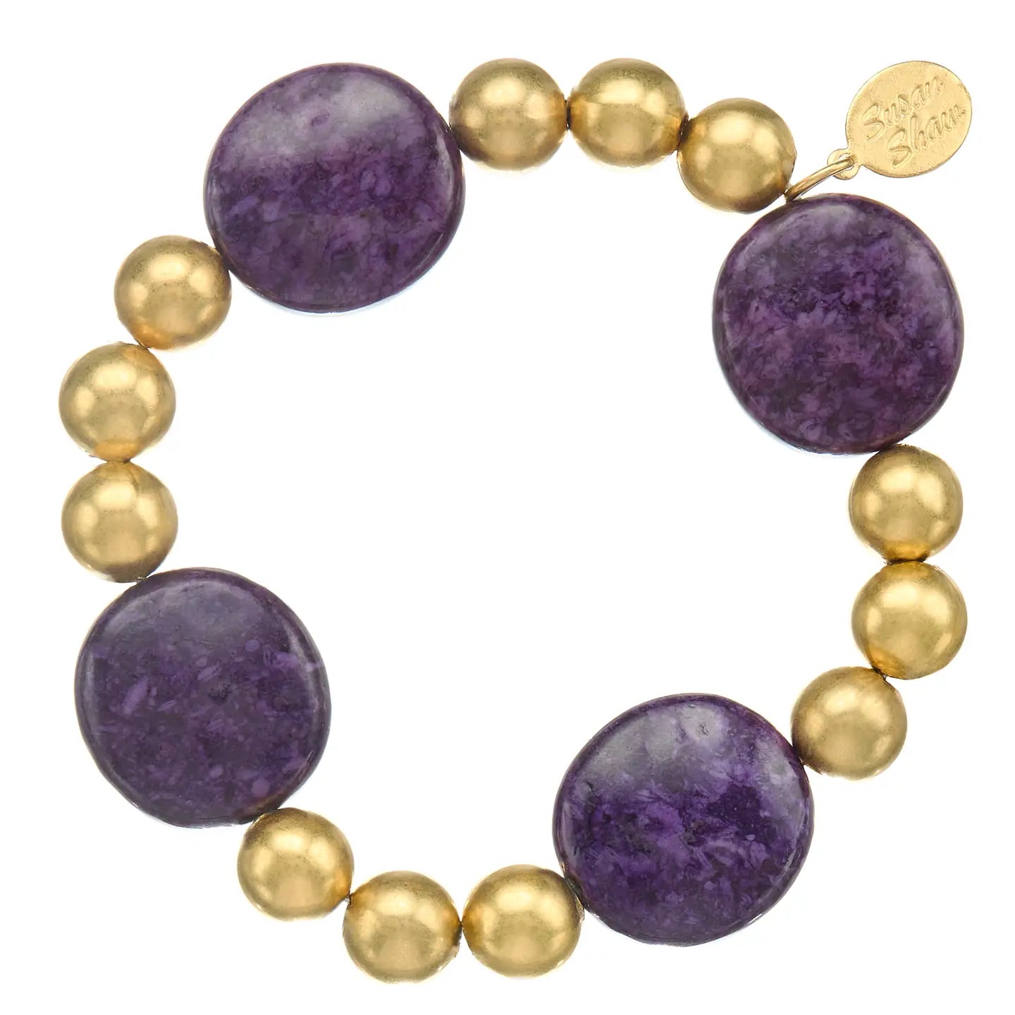Purple/Gold Bracelet