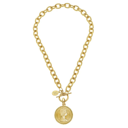 Queen Coin Necklace
