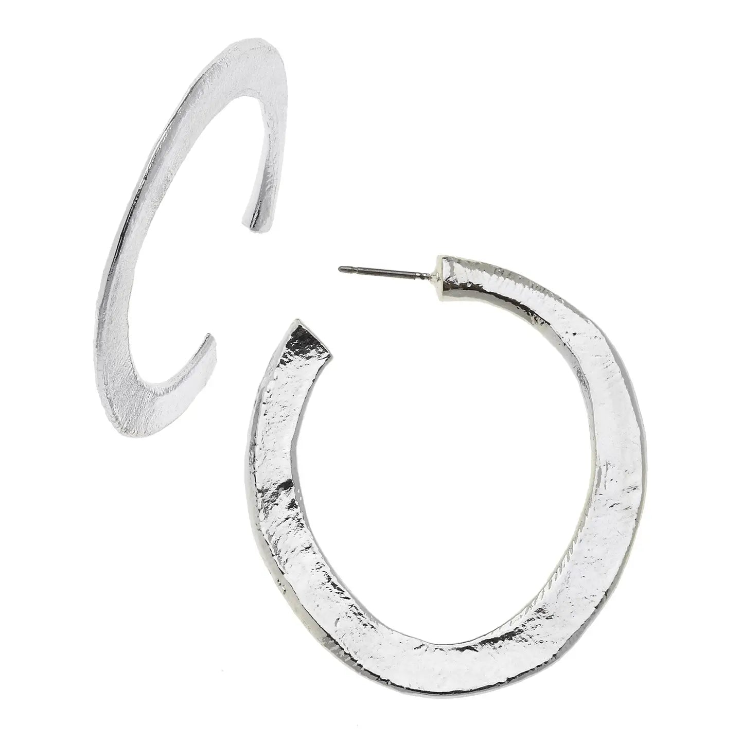 Silver Hoop Earrings