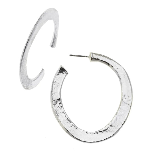 Silver Hoop Earrings