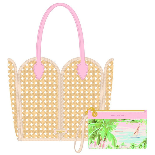 Splash Cane Lg Beach Tote