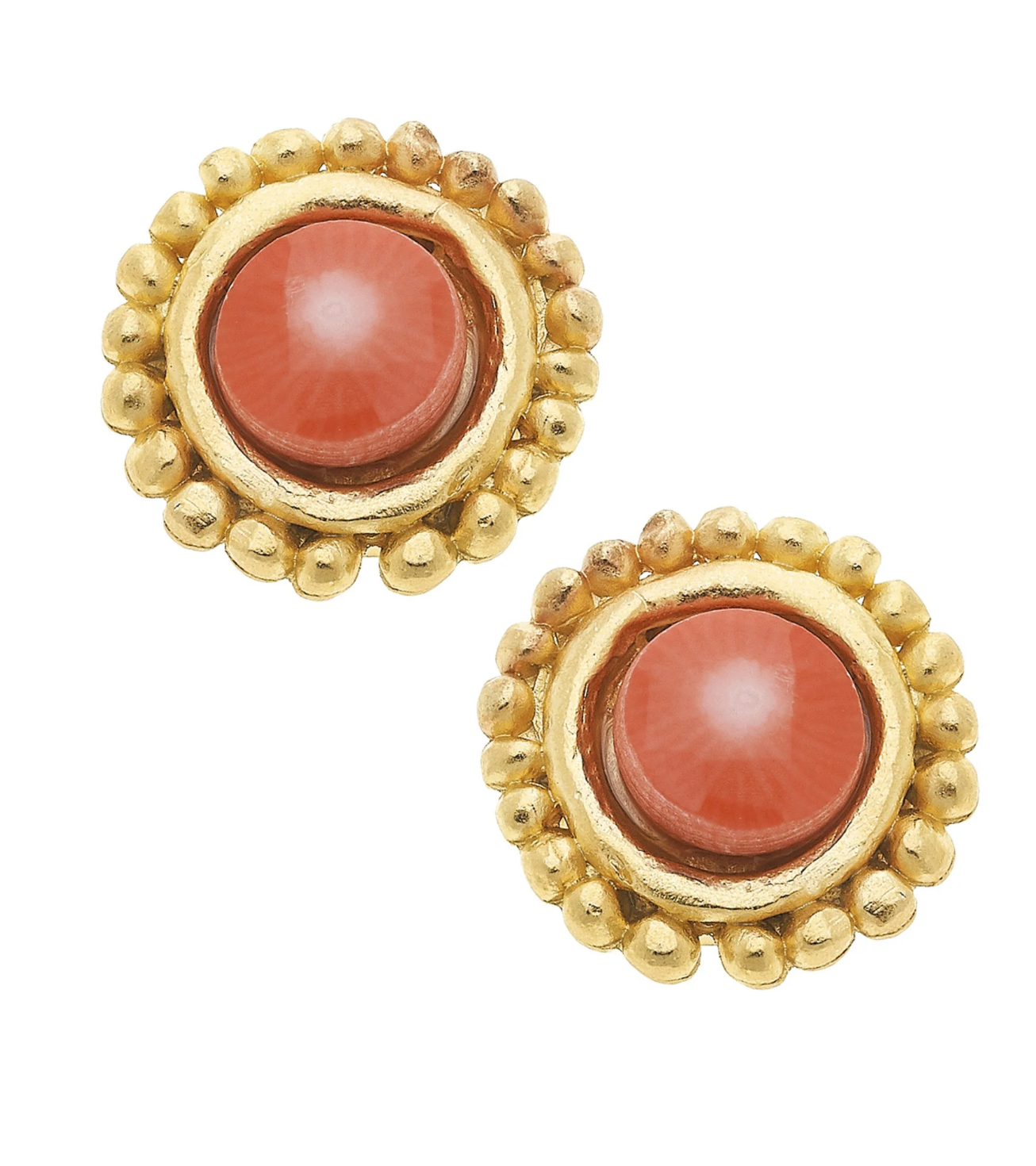 Pink Coral Earring