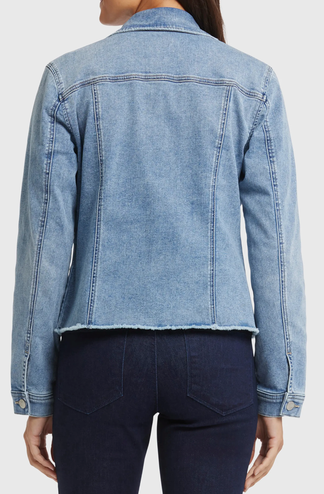 Frayed Hem Jacket