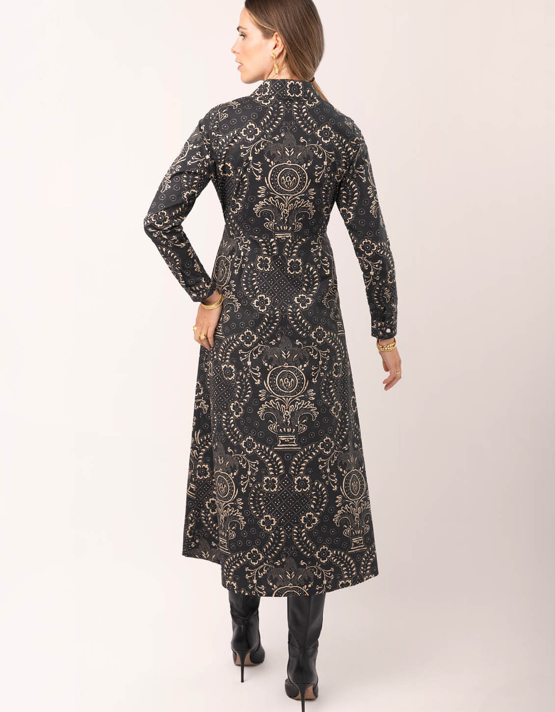Lainey Long Sleeve Shirt Dress